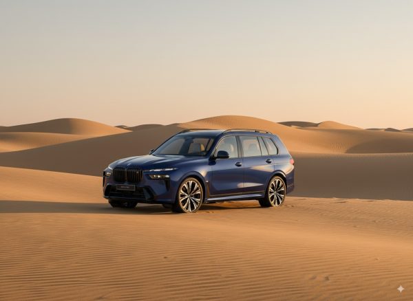 AI-generated car image used for comparison